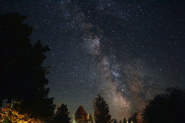 Photo of the night sky